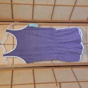 Cat and Jack purple romper size XL